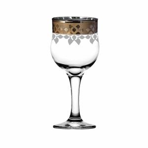 Бокалы для вина 6 шт. с узором "Адамас"																														